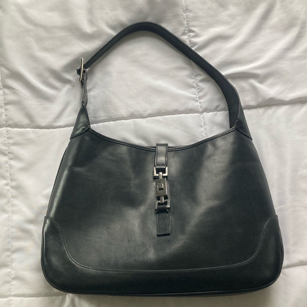 Black 90’s gucci jackie bag